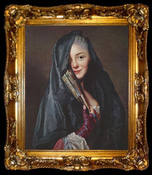 framed  Alexander Roslin The Lady with the Veil, ta009-2